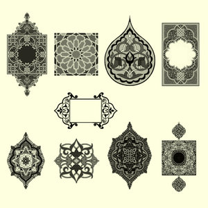 Ornaments Brushes Set