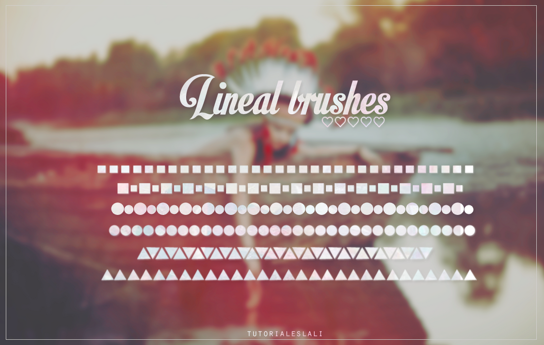 Lineal brushes by tutorialeslali