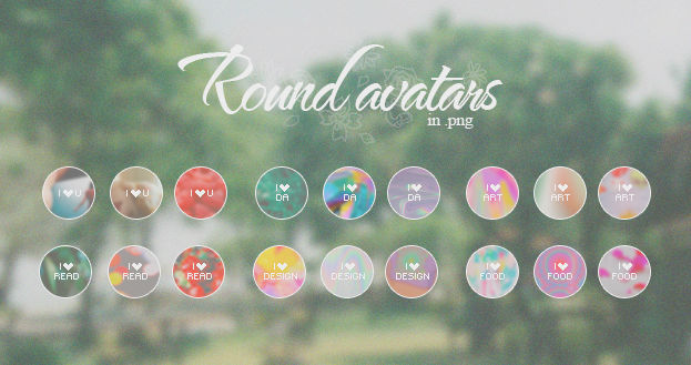 Round Avatars [PNG]