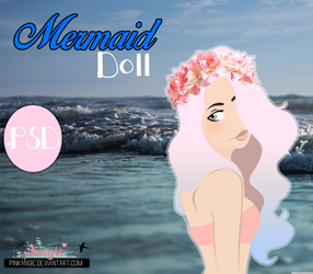 The Mermaid Doll. -PSD Y PNG