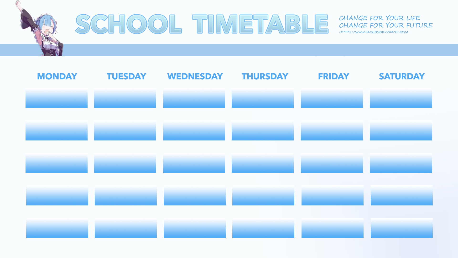 Pin by Syahdusyalaisanafis on lala | School timetable, Schedule template,  Theme dividers instagram