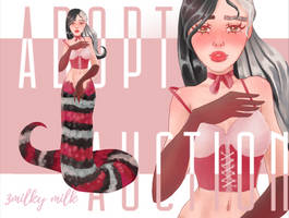 [OPEN] Adopt Auction - Shy Snake by 3milkymilk