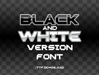 Pokemon Black and White Version Font