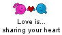 Love is... sharing your heart by Talis-Design