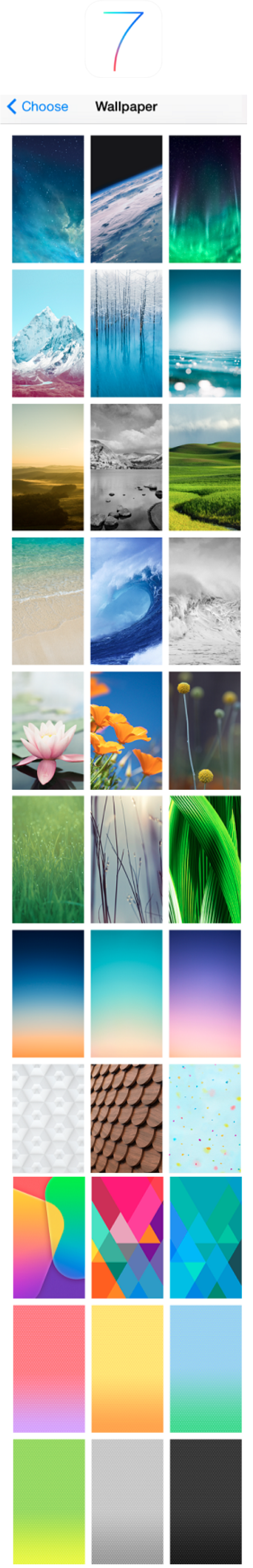 IOS 7 iPad Wallpaper Bundle pt 1 by CptnEclectic on DeviantArt