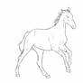 Free Horse Lineart