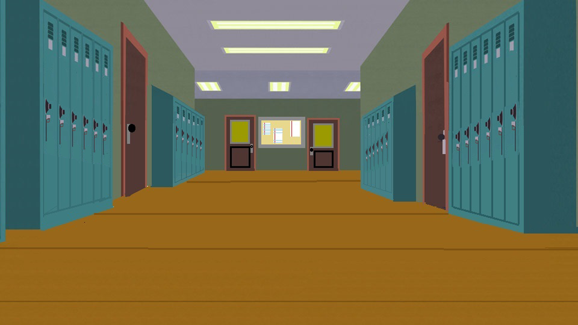 South Park Elementary School Hallway by K9X-Toons on DeviantArt