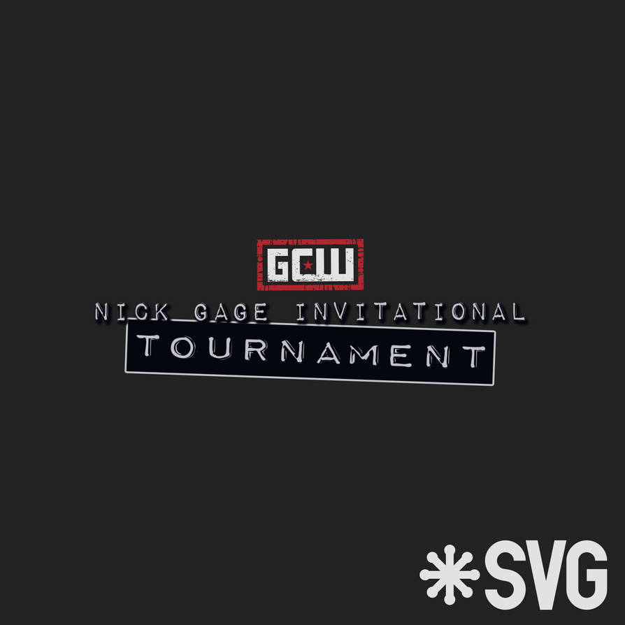 GCW Nick Gage Invitational Tournament Logo SVG by HellMen45 on DeviantArt
