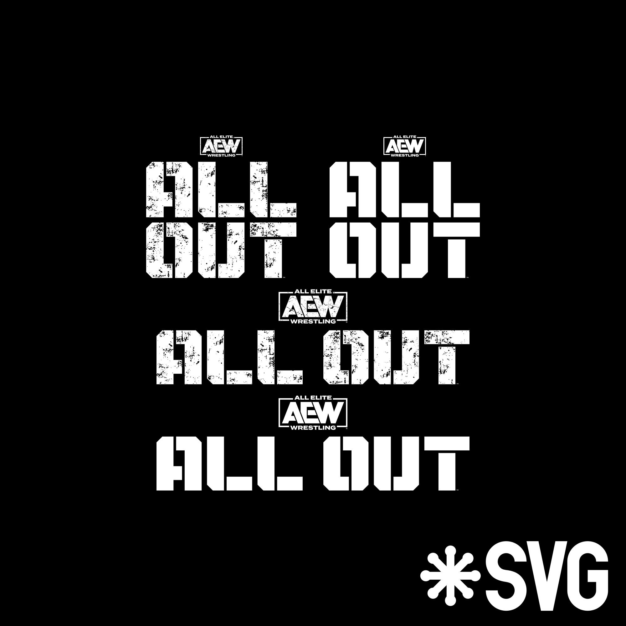 AEW All Out Logo SVG by HellMen45 on DeviantArt