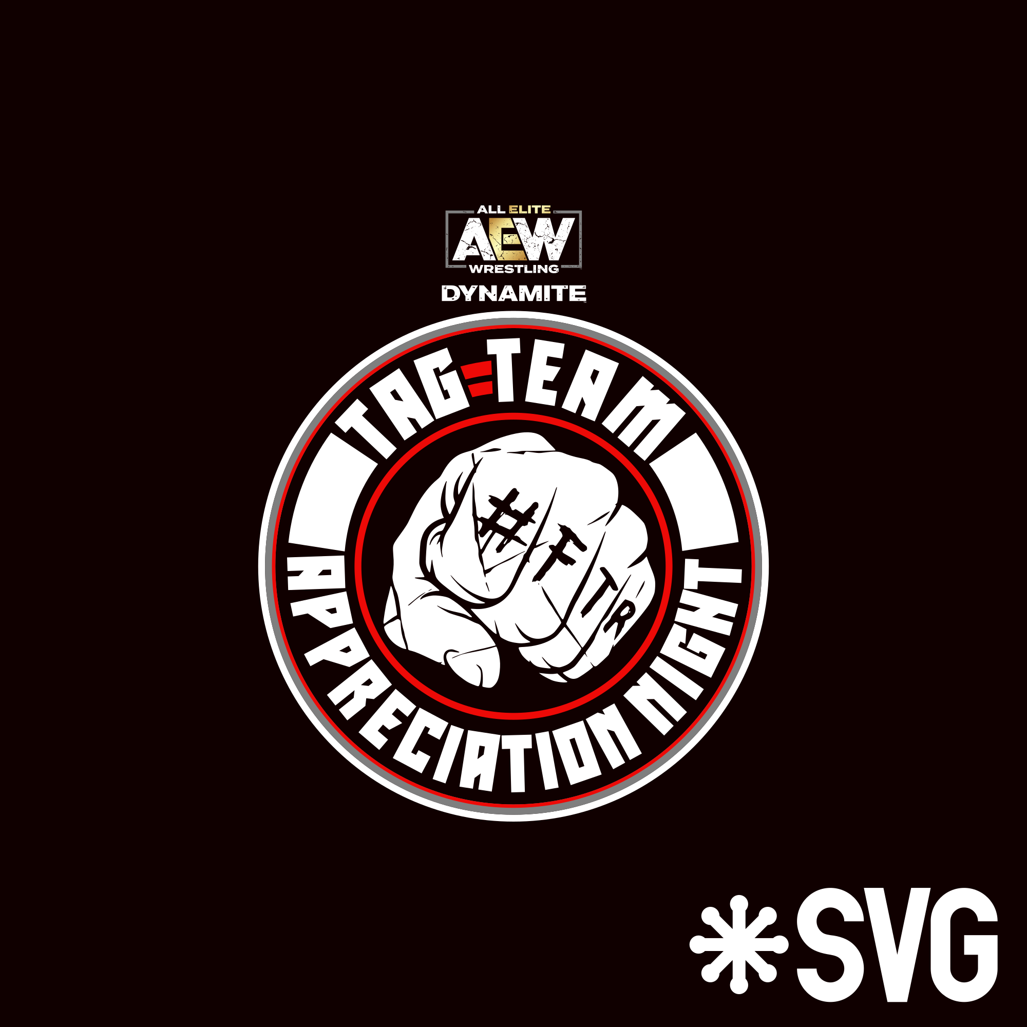 AEW Dynamite Tag Team Appreciation Night Logo SVG by HellMen45 on