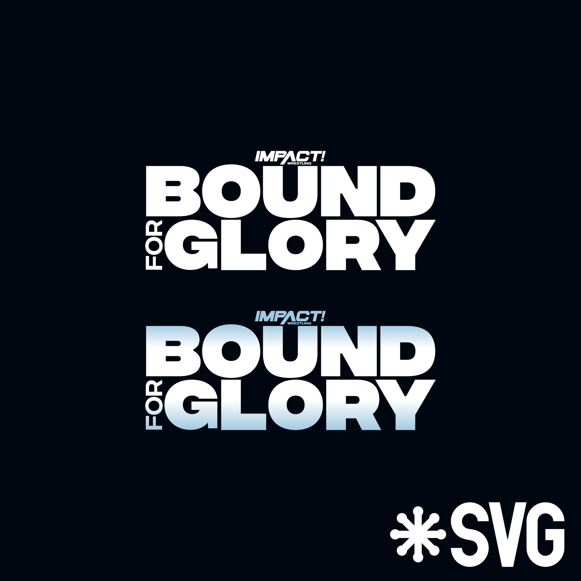 IMPACT Wrestling Bound For Glory Logo SVG by HellMen45 on DeviantArt