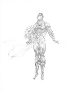 Superman drawing