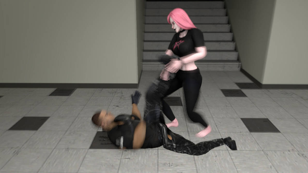 Foot Neck Snap by FemsThatCanFight on DeviantArt