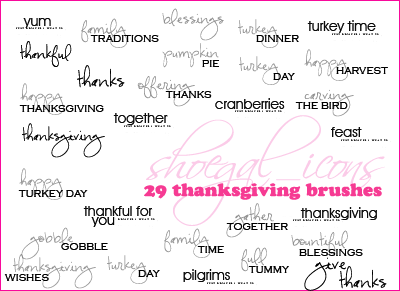 100x100 Thanksgiving Brushes