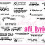 AFI Lyrical Brushes - Art of D