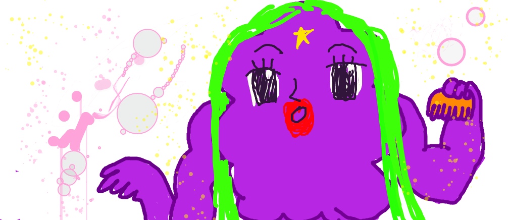 LSP-  look at my new fancy green hair