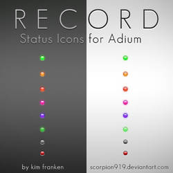 RECORD - Adium Status Icons