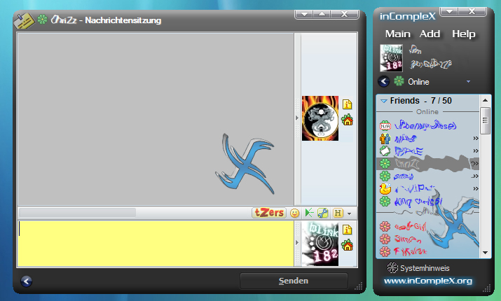 inCompleX ICQ skin