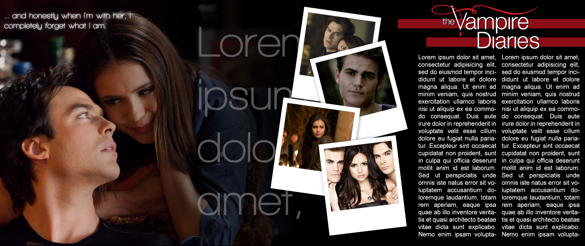 the vampire diaries template by colawithl on DeviantArt