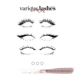 various lashes brush By @colawithl
