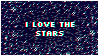 stamp (#042) - I Love The Stars by peachkonpeito