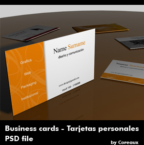 Business card templates by Coreaux