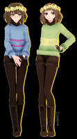 |MMD| TDA Frisk and Chara |+DL|