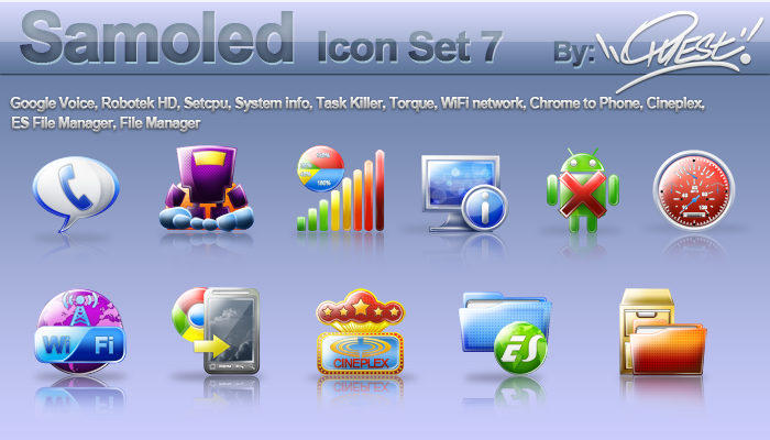 Samoled: icon set 7