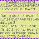 Bubbles Standard: Pixel Font