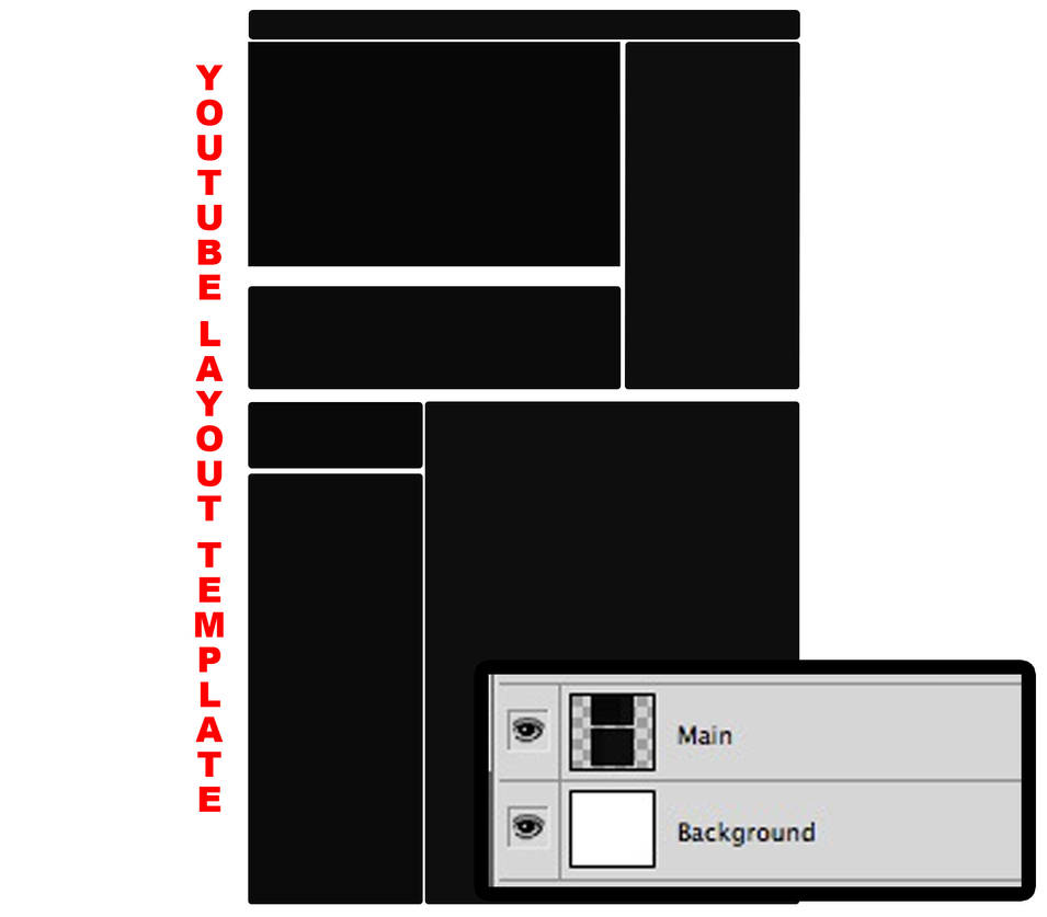 YouTube Layout Template by NyanDuck on DeviantArt