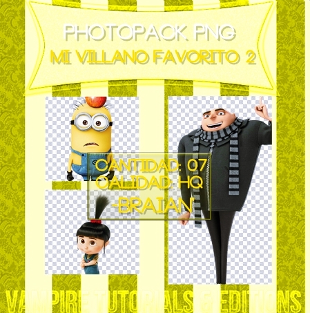 Photopack Png Mi Villano Favorito 2