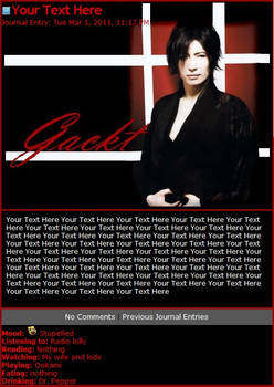 Gackt Black and Red