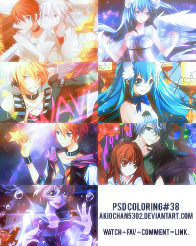 PSD coloring 38