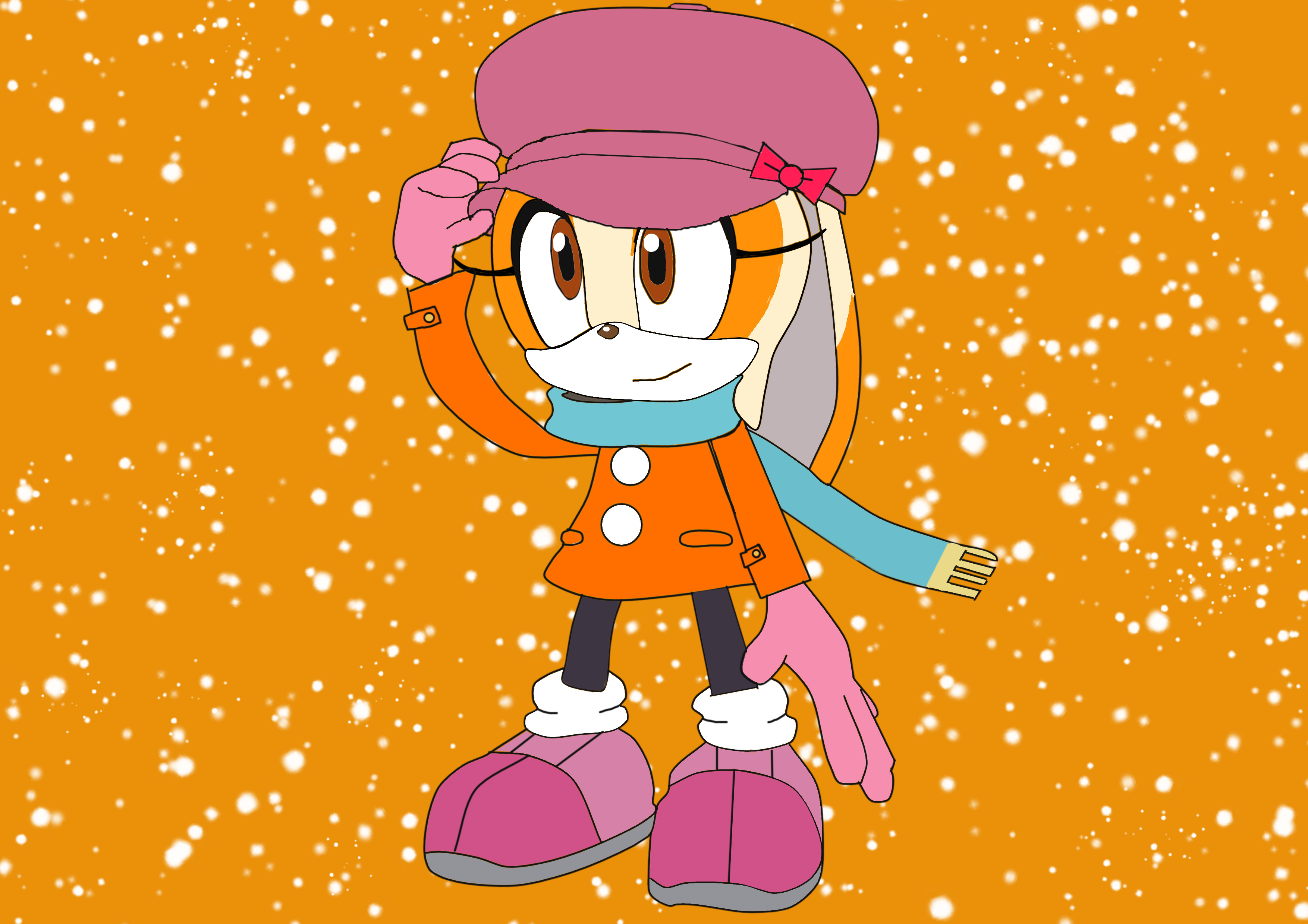 Cream The Rabbit's Winter Cap by Toonsville on DeviantArt