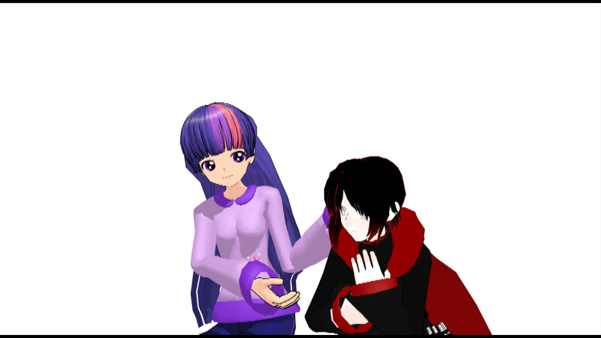 Twilight Comforting Ruby by Mirai-Digi on DeviantArt