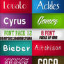 Font Pack.