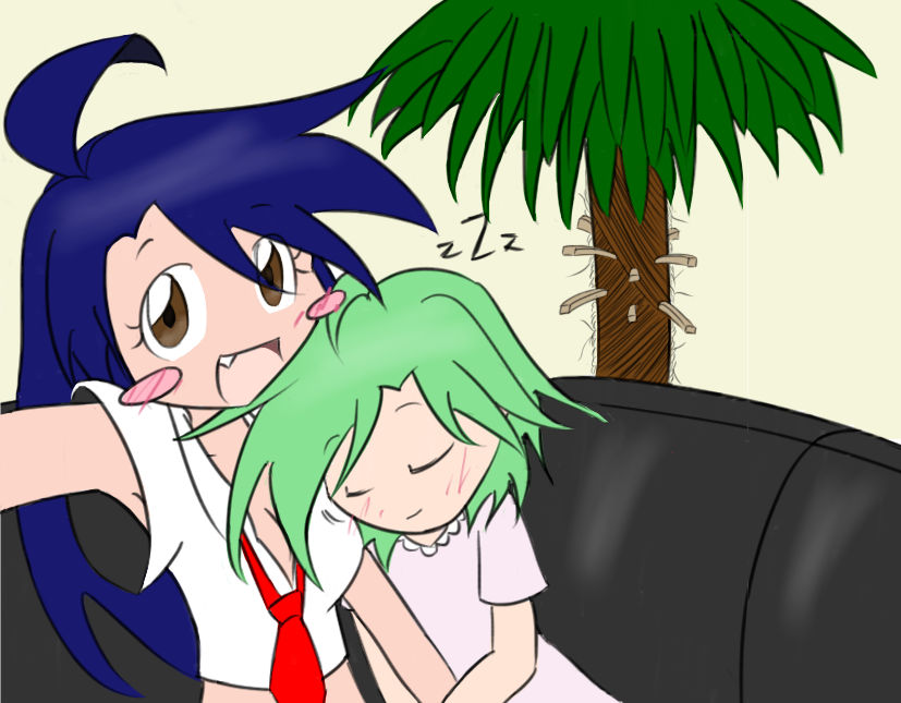 Sister Bonding (colored) by dabakaguy on DeviantArt