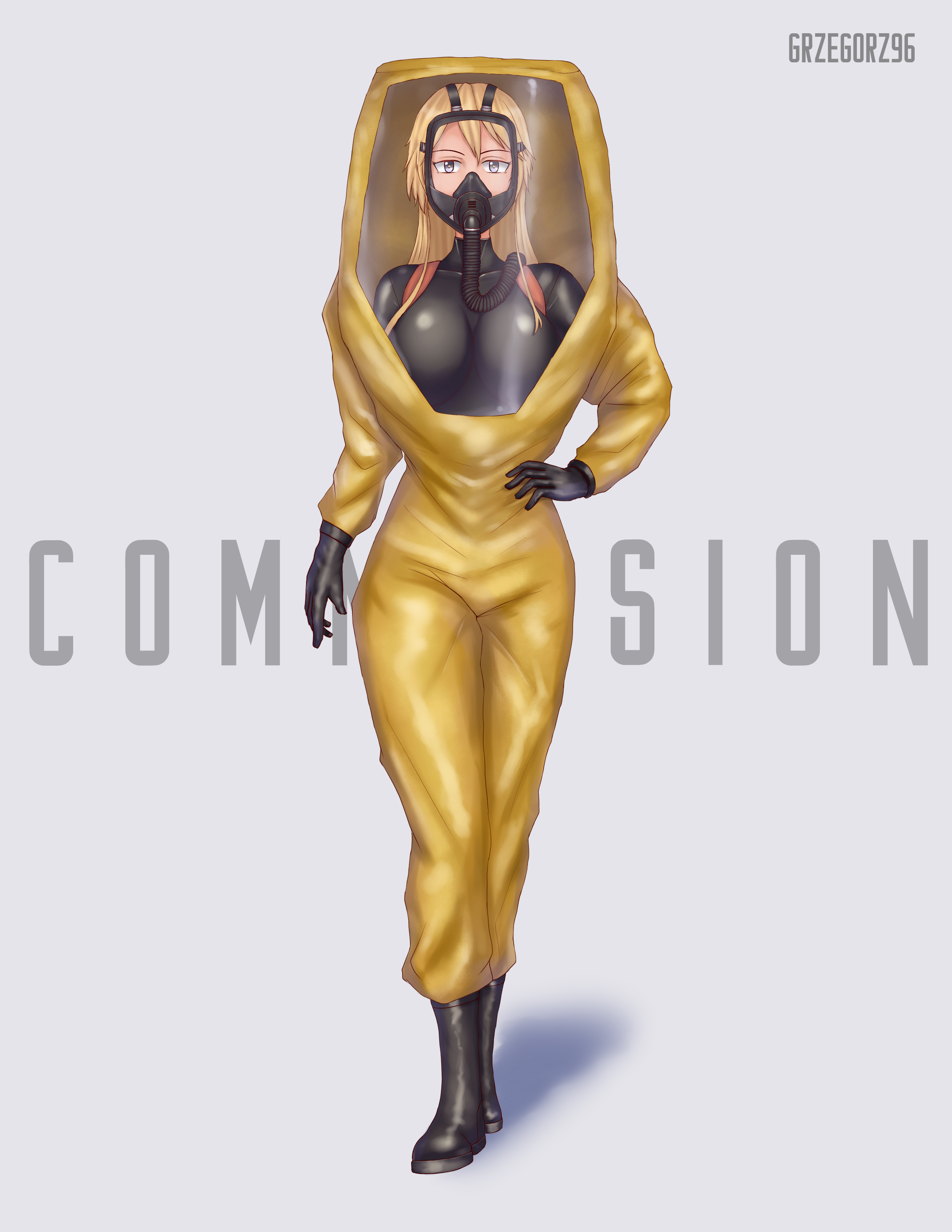 Iowa Hazmat suit commission by Grzegorz1996 on DeviantArt