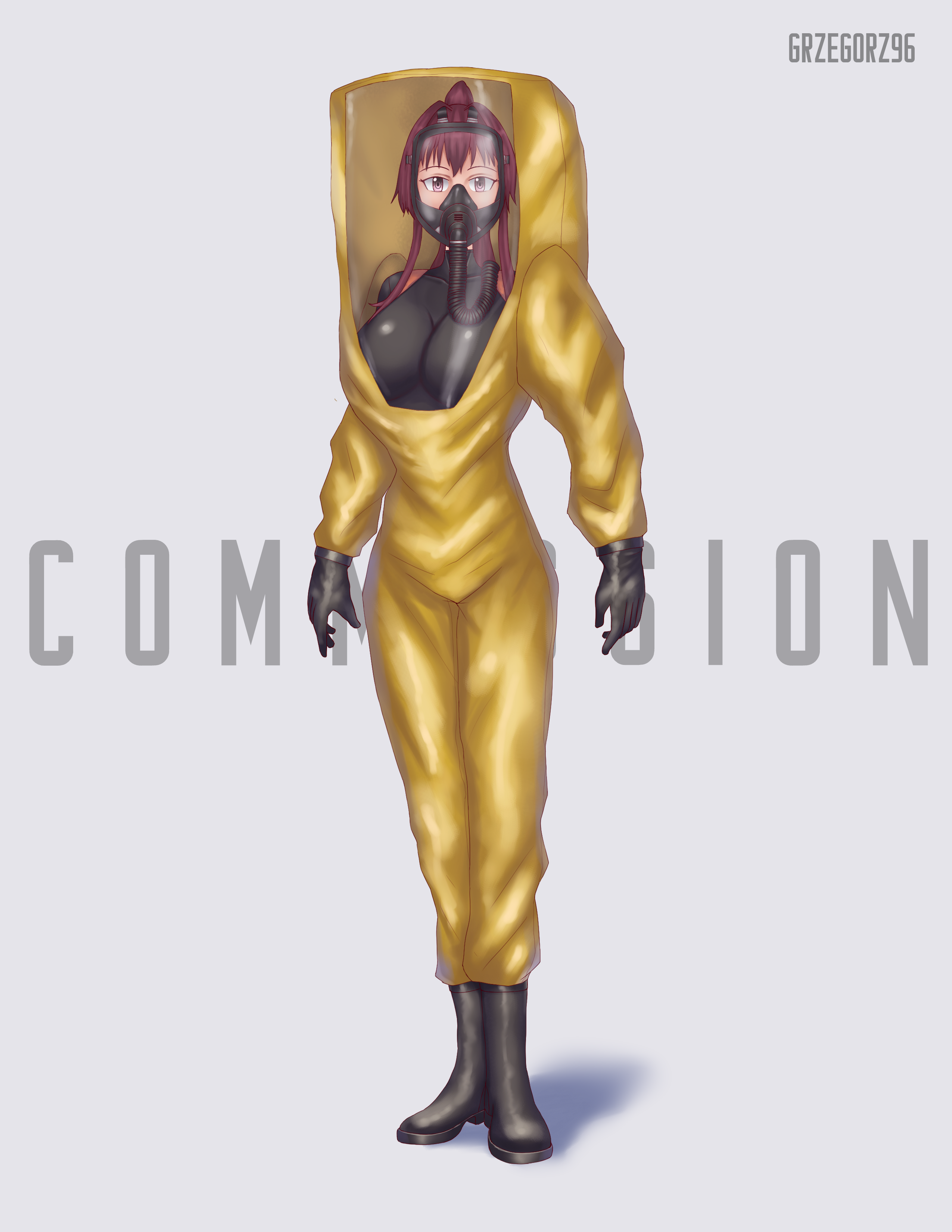 Yamato Hazmat suit commission by Grzegorz1996 on DeviantArt
