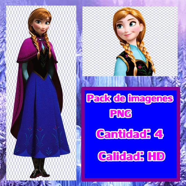 Pack de imagenes PNG de ana (frozen)