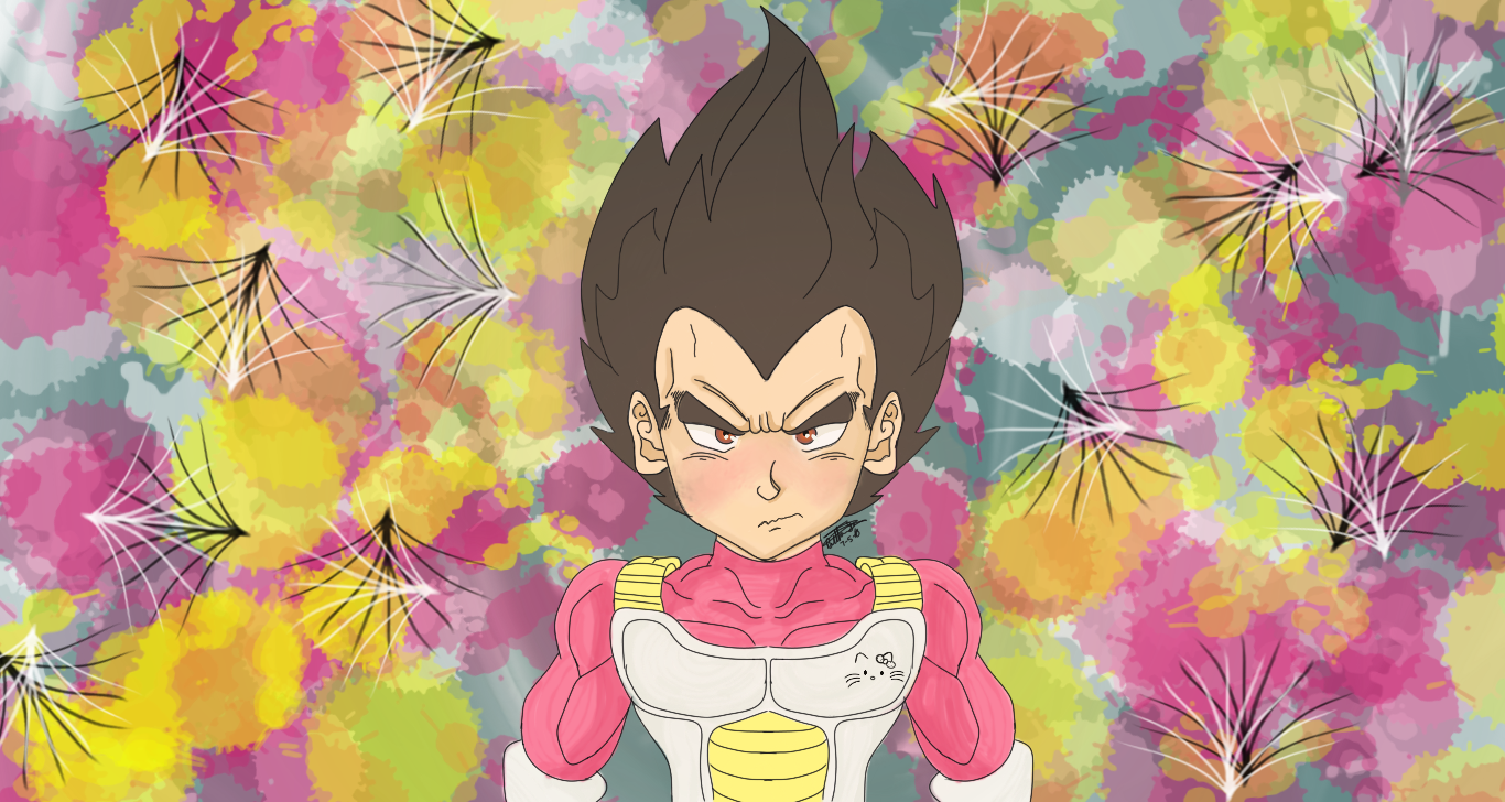Vegeta pink by blynnsh1991 on DeviantArt