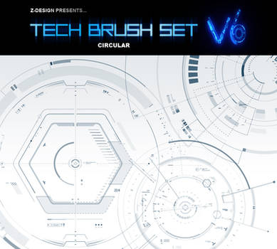 Z-DESIGN Tech Brush Set v6 by z-design