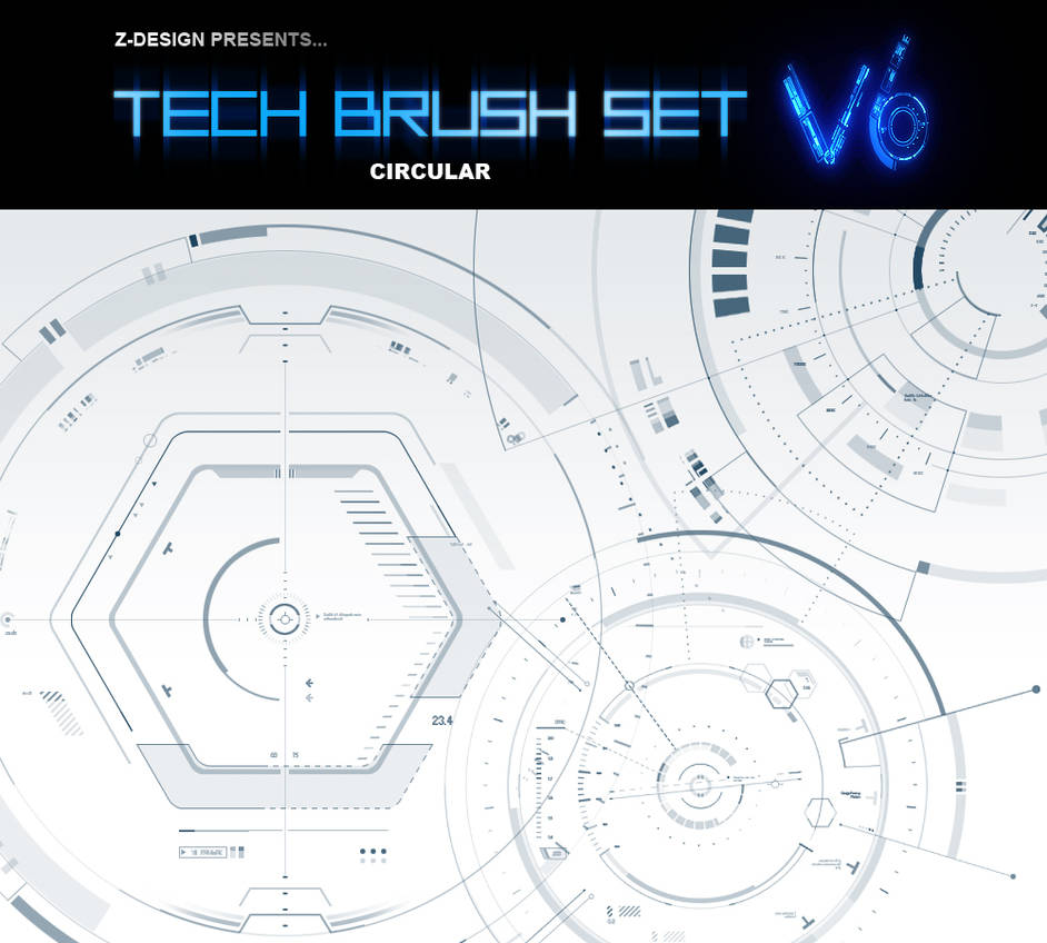 Z-DESIGN Tech Brush Set v6