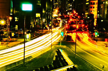 Downtown Montreal Traffic