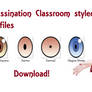 MMD Assassination Classroom Style Eyes DOWNLOAD