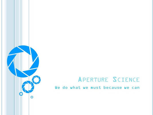 Aperture Science PP Template