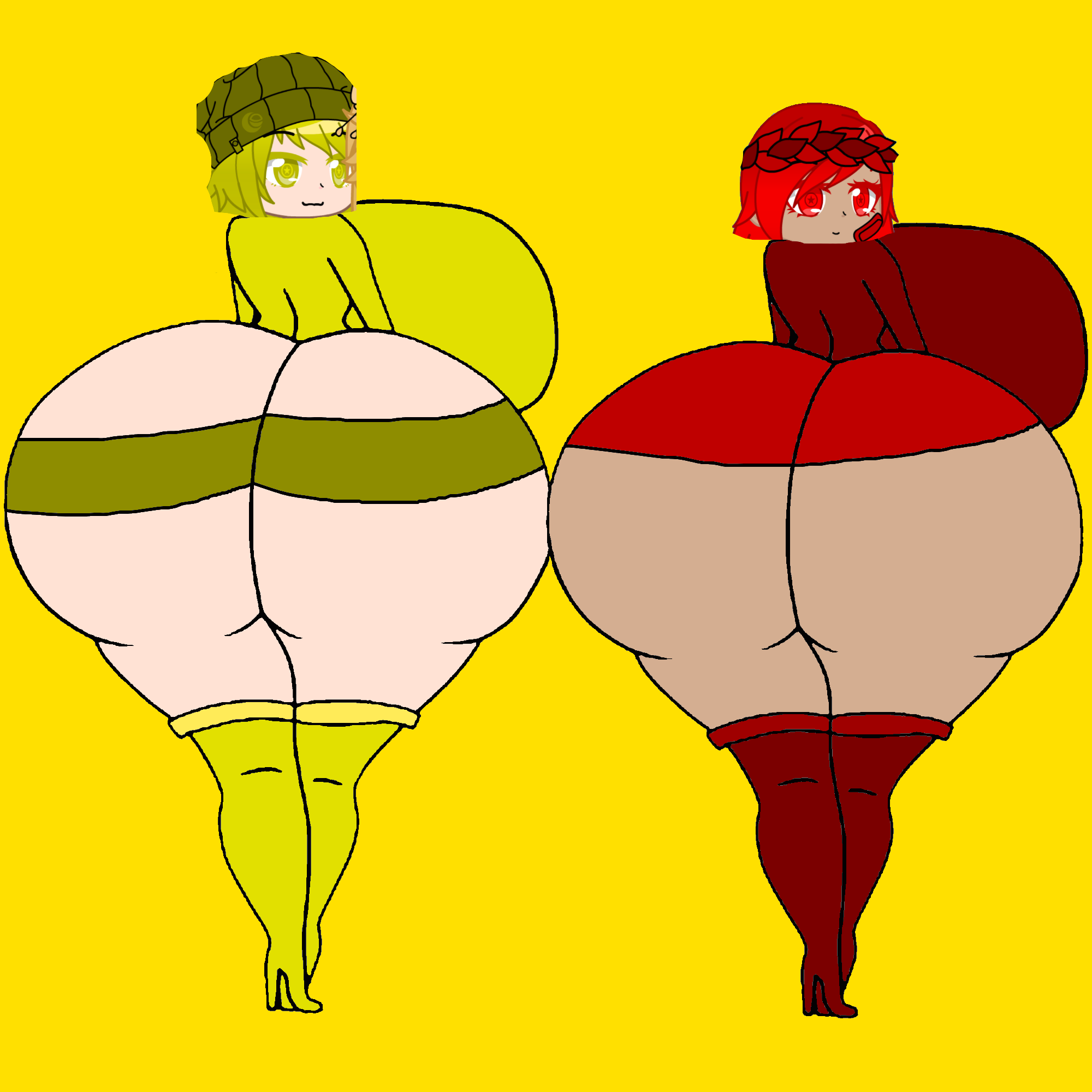Gold and Ruby Thicc Butt by Pigg2 on DeviantArt