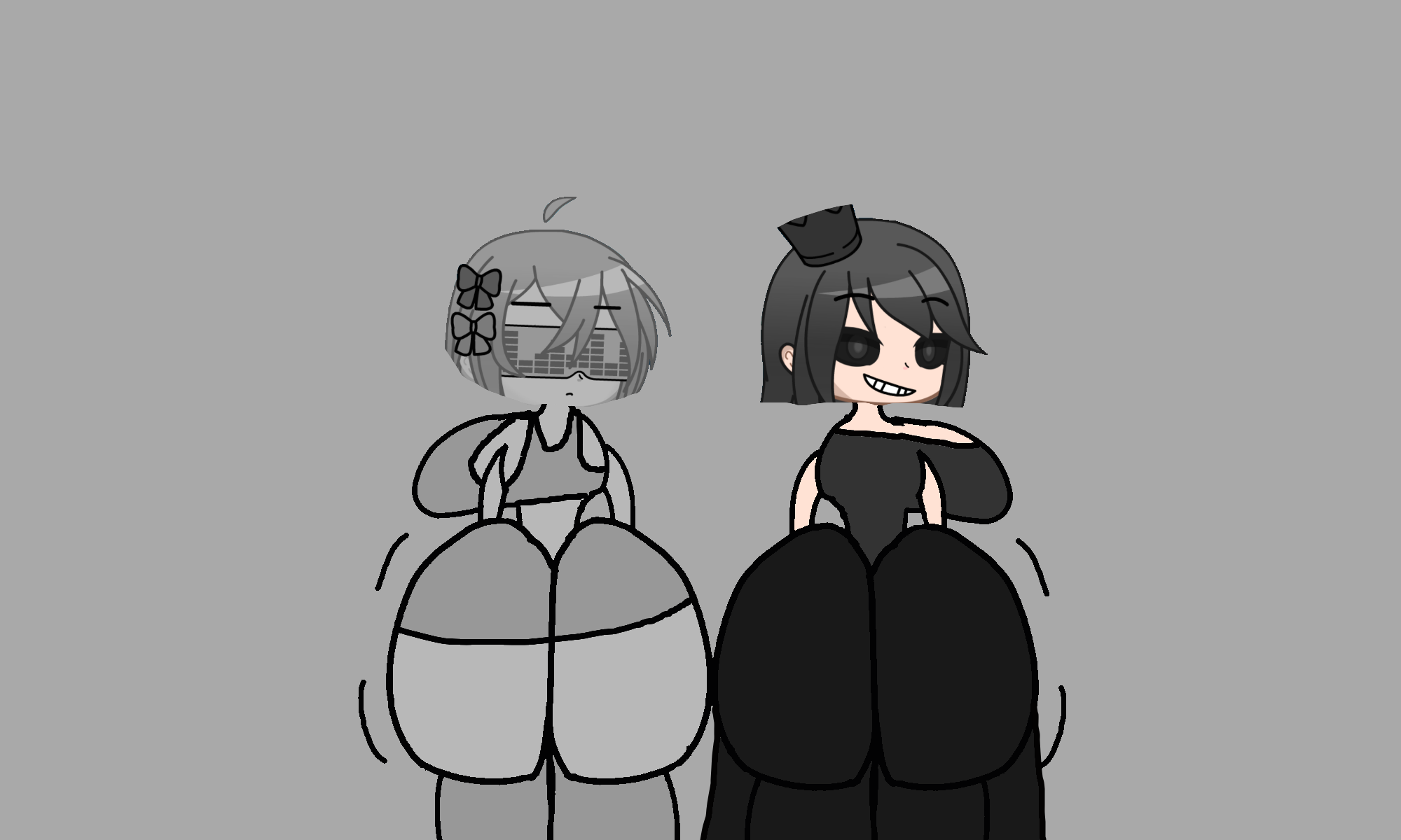 Tin and Grayish Black Thicc by Pigg2 on DeviantArt