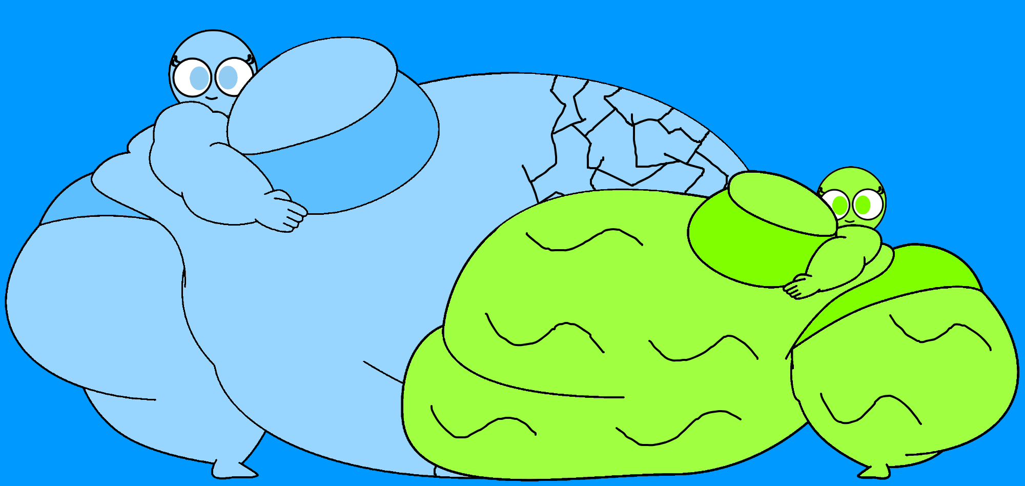 Glass and Slime Fat Belly by Pigg2 on DeviantArt
