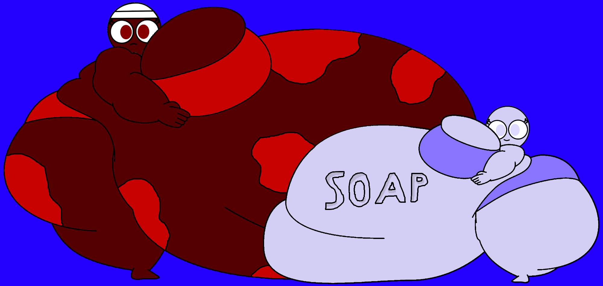 Blood and Soap Big Fat Belly by Pigg2 on DeviantArt